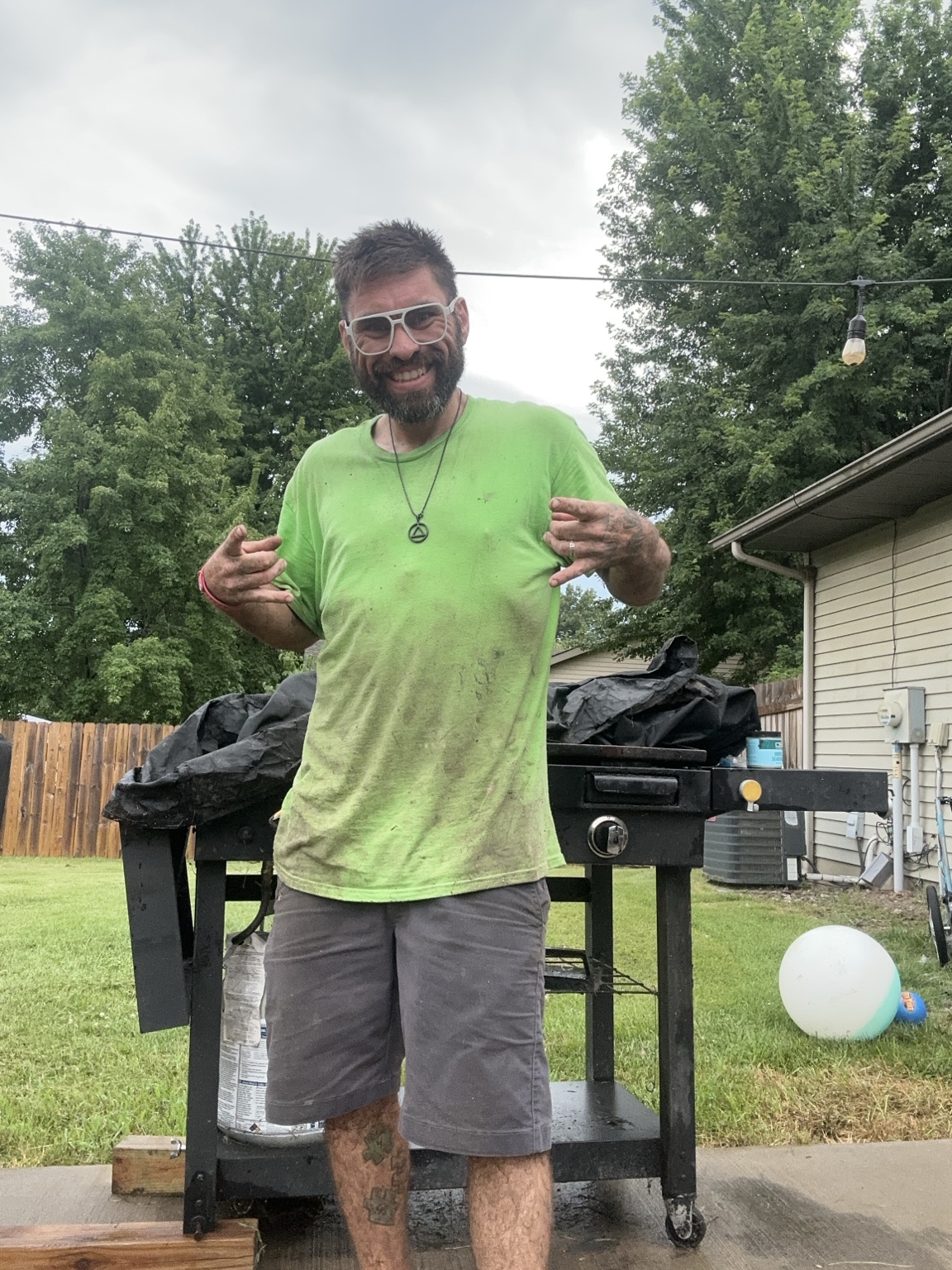 Grizz, the owner-operator who provides Rustic Memories moving help
